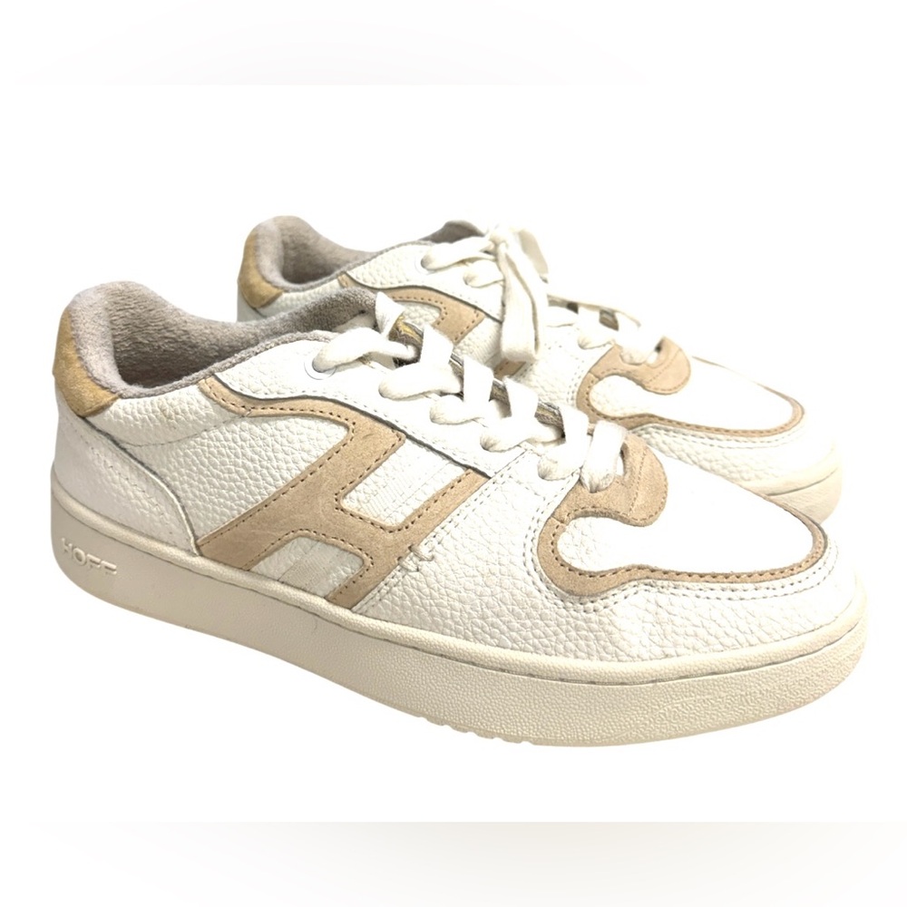 Hoff Women’s White Covent Garden Leather Sneakers Size 7.5US 38 EUR